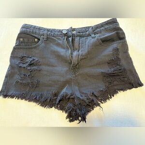 BDG Urban Outfitters Black Cotton Shorts